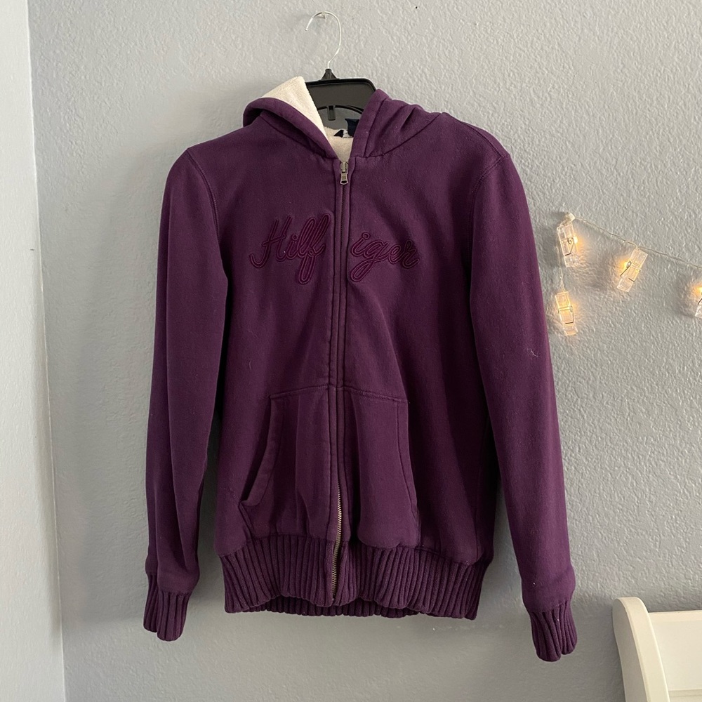 Tommy Hilfiger fuzzy jacket !!
